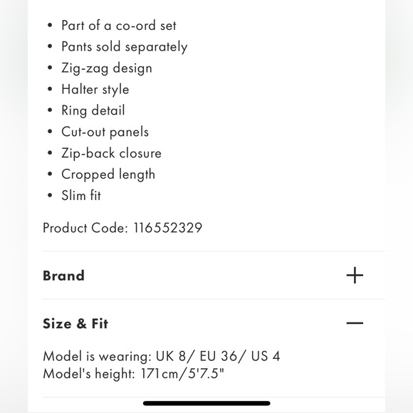 Sisters of The Tribe Halterneck Crop Top - Picture 4 of 4